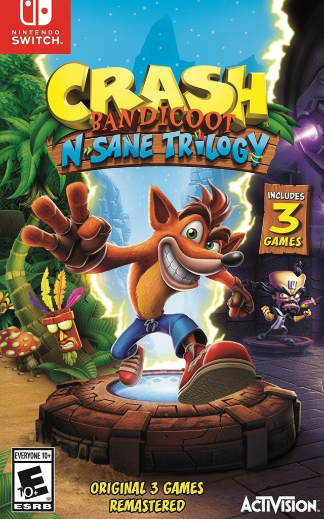 Download Crash Bandicoot N. Sane Trilogy Switch NSP XCI ROM [DLC] Free