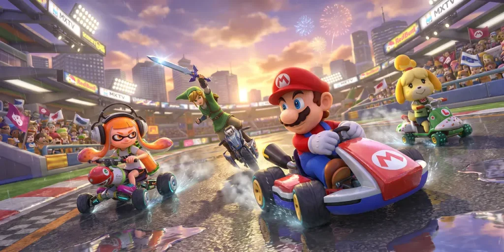Mario Kart 8 Deluxe Switch NSP/ XCI ROM Download screenshot